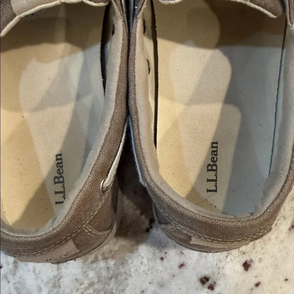 L.L. Bean Men's Tan Boat Shoes